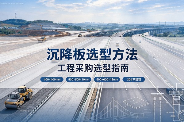 黄平沉降板选择方法