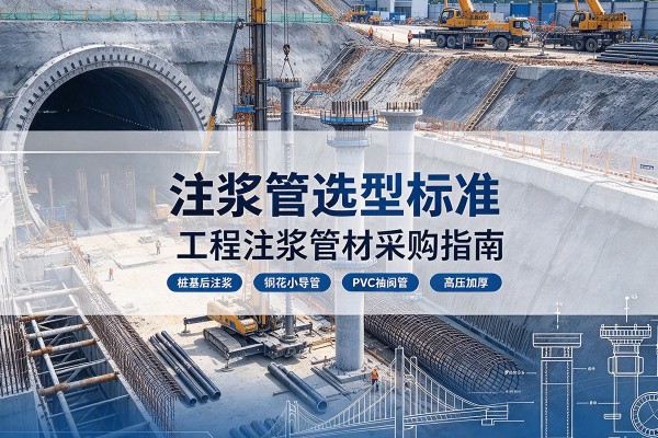 黄平注浆管选型标准