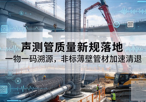 黄平声测管质量新规落地，一物一码溯源，非标薄壁管材加速清退
