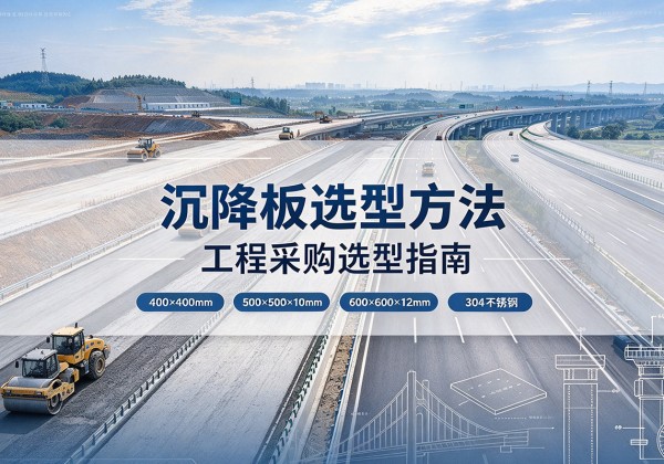 黄平沉降板选择方法